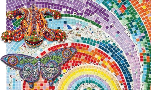 El Taller de Ire: Cómo hacer posavasos redondos con mosaicos